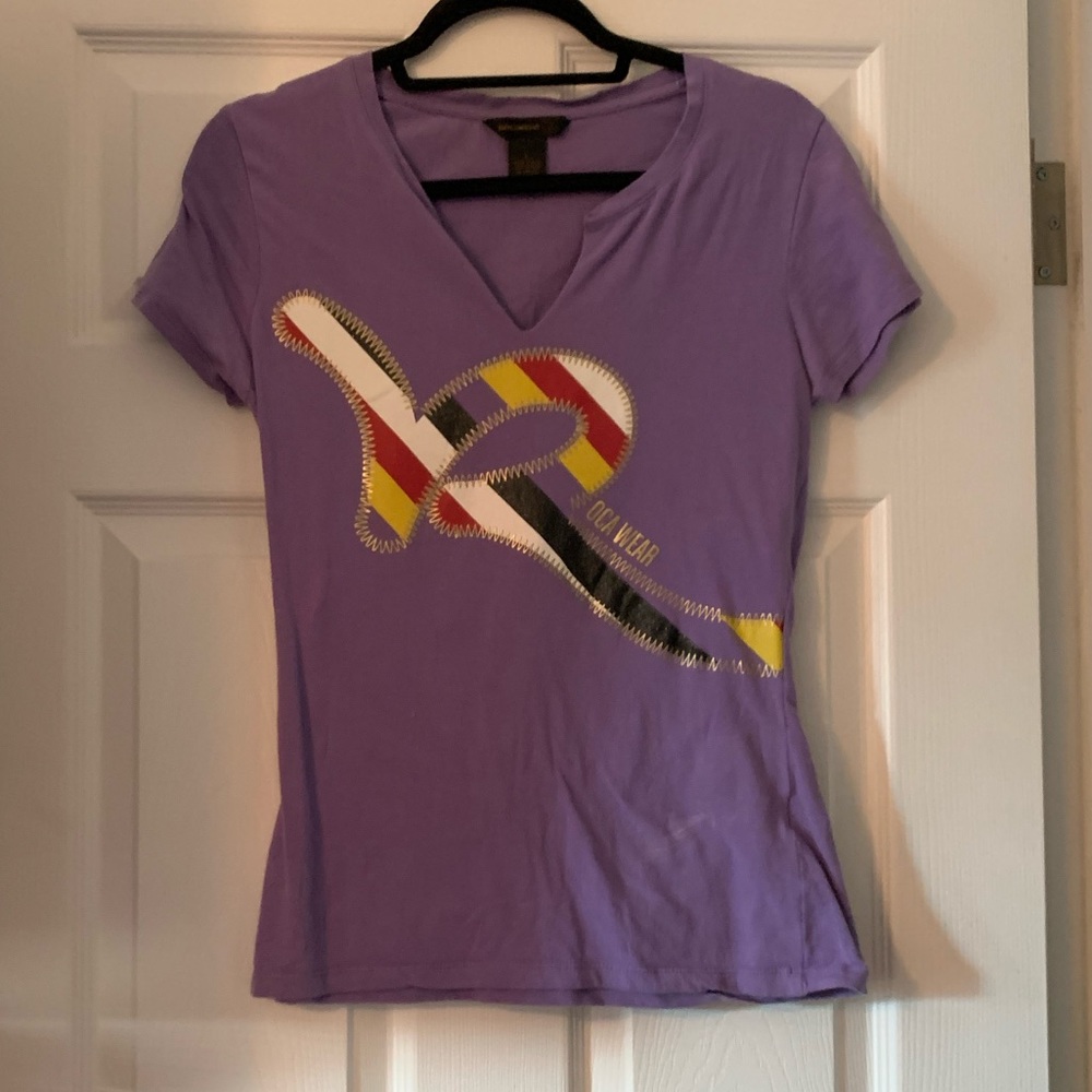 Large purple Rockawear top